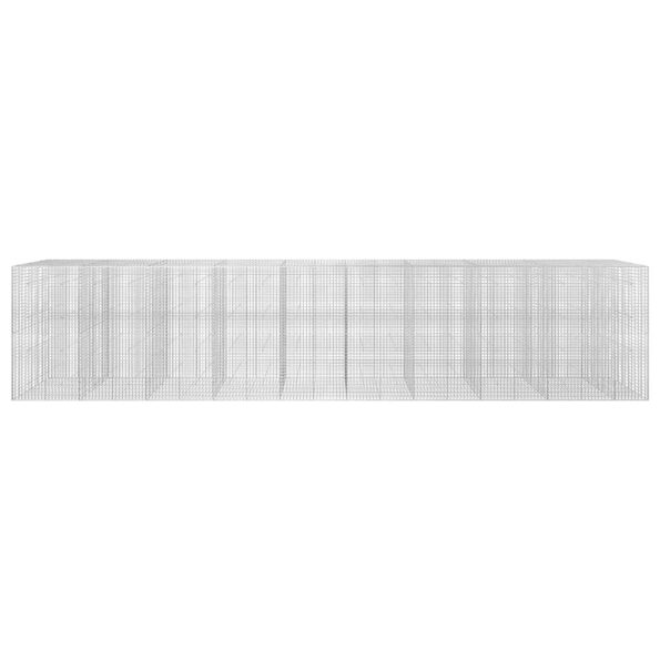 vidaXL Gabión s drôtom 3,5 mm a sieťou 5x5 cm 950x30x200 cm – Obrázok 3