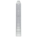 vidaXL Gabión s drôtom 3,5 mm a sieťou 5x5 cm 950x30x200 cm – Obrázok 4