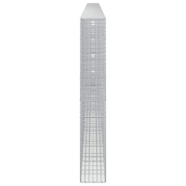 vidaXL Gabión s drôtom 3,5 mm a sieťou 5x5 cm 950x30x200 cm – Obrázok 4
