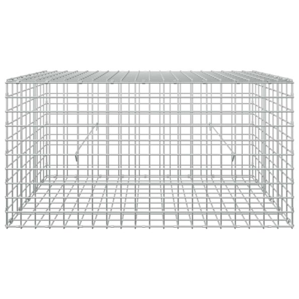 vidaXL Gabión s drôtom 3,5 mm a sieťou 5x5 cm 100x50x50 cm – Obrázok 3