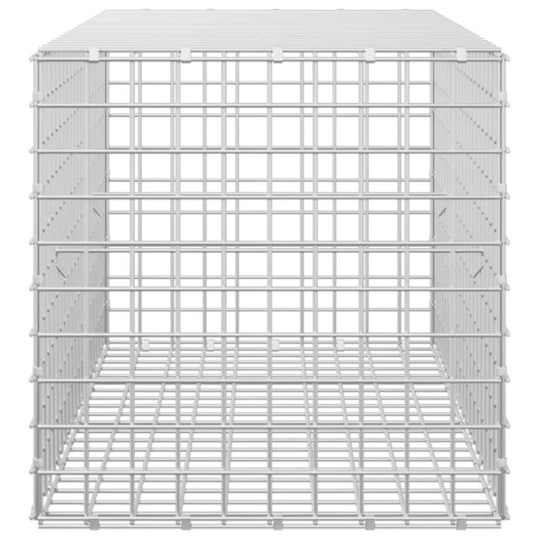 vidaXL Gabión s drôtom 3,5 mm a sieťou 5x5 cm 100x50x50 cm – Obrázok 4