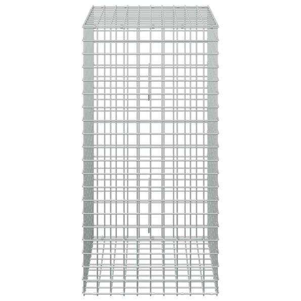 vidaXL Gabión s drôtom 3,5 mm a sieťou 5x5 cm 50x50x100 cm – Obrázok 3