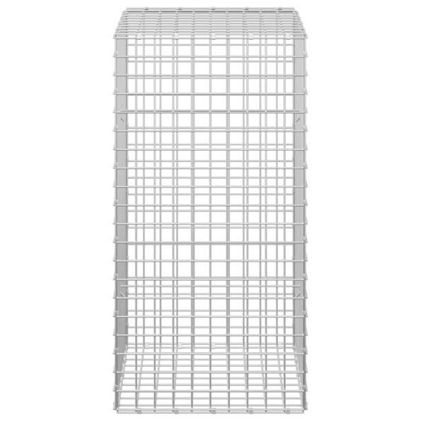 vidaXL Gabión s drôtom 3,5 mm a sieťou 5x5 cm 50x50x100 cm – Obrázok 4