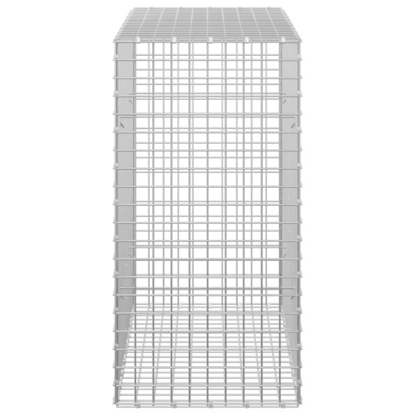 vidaXL Gabión s drôtom 3,5 mm a sieťou 5x5 cm 100x50x100 cm – Obrázok 4