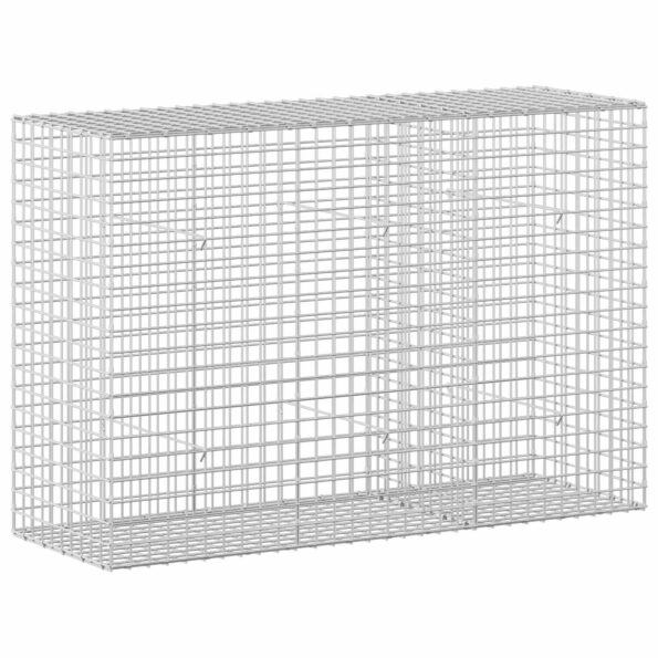 vidaXL Gabión s drôtom 3,5 mm a sieťou 5x5 cm 150x50x100 cm – Obrázok 2