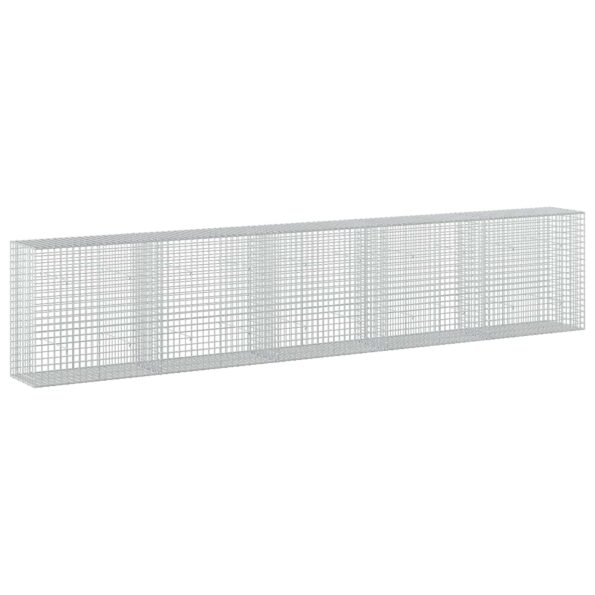 vidaXL Gabión s drôtom 3,5 mm a sieťou 5x5 cm 500x50x100 cm – Obrázok 2