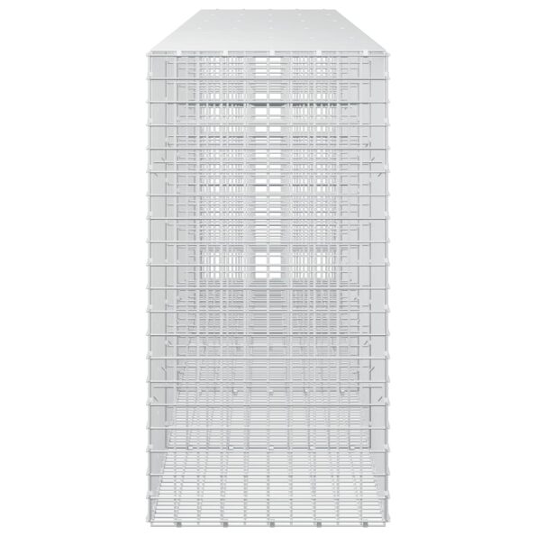 vidaXL Gabión s drôtom 3,5 mm a sieťou 5x5 cm 500x50x100 cm – Obrázok 4