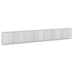 vidaXL Gabión s drôtom 3,5 mm a sieťou 5x5 cm 700x50x100 cm – Obrázok 2
