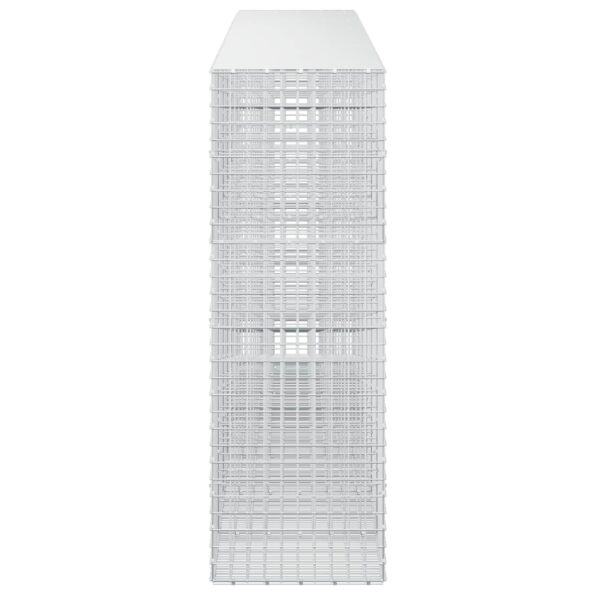 vidaXL Gabión s drôtom 3,5 mm a sieťou 5x5 cm 650x50x150 cm – Obrázok 4