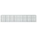vidaXL Gabión s drôtom 3,5 mm a sieťou 5x5 cm 800x50x150 cm – Obrázok 3