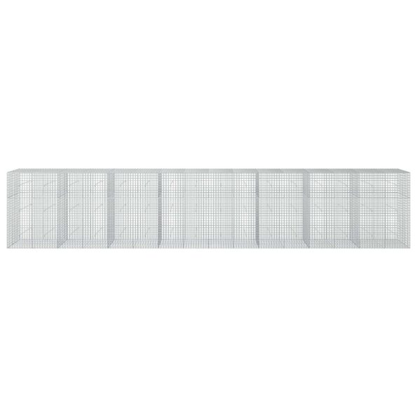 vidaXL Gabión s drôtom 3,5 mm a sieťou 5x5 cm 800x50x150 cm – Obrázok 3
