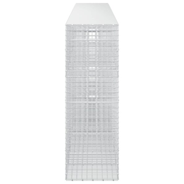 vidaXL Gabión s drôtom 3,5 mm a sieťou 5x5 cm 800x50x150 cm – Obrázok 4