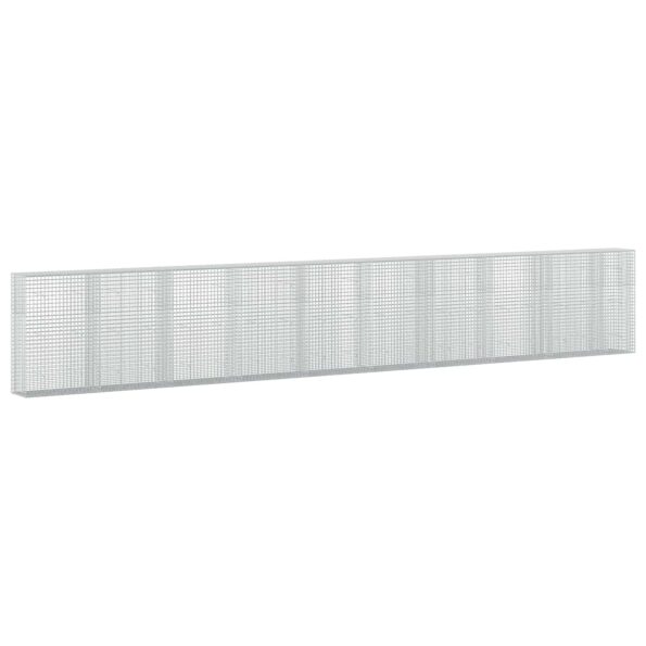 vidaXL Gabión s drôtom 3,5 mm a sieťou 5x5 cm 950x50x150 cm – Obrázok 2