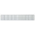 vidaXL Gabión s drôtom 3,5 mm a sieťou 5x5 cm 950x50x150 cm – Obrázok 3
