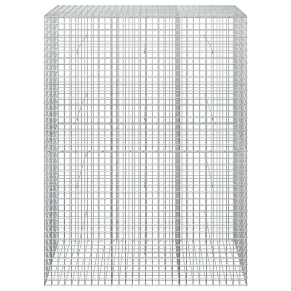 vidaXL Gabión s drôtom 3,5 mm a sieťou 5x5 cm 150x50x200 cm – Obrázok 3