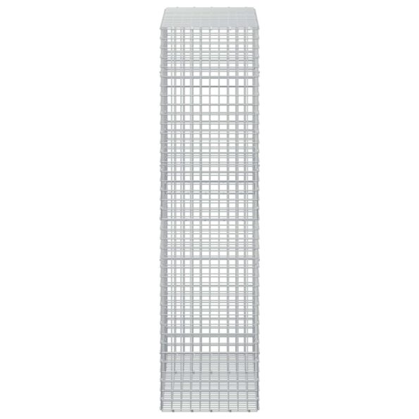vidaXL Gabión s drôtom 3,5 mm a sieťou 5x5 cm 150x50x200 cm – Obrázok 4