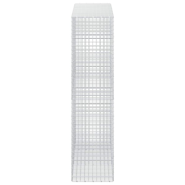 vidaXL Gabión s drôtom 3,5 mm a sieťou 5x5 cm 250x50x200 cm – Obrázok 4