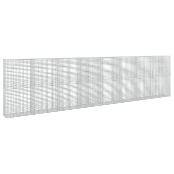 vidaXL Gabión s drôtom 3,5 mm a sieťou 5x5 cm 800x50x200 cm – Obrázok 2