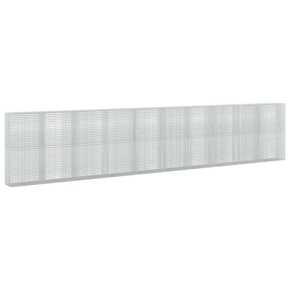 vidaXL Gabión s drôtom 3,5 mm a sieťou 5x5 cm 1000x50x200 cm – Obrázok 2
