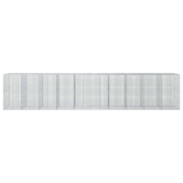 vidaXL Gabión s drôtom 3,5 mm a sieťou 5x5 cm 1000x50x200 cm – Obrázok 3