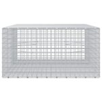 vidaXL Gabión s drôtom 3,5 mm a sieťou 5x5 cm 150x100x50 cm – Obrázok 4