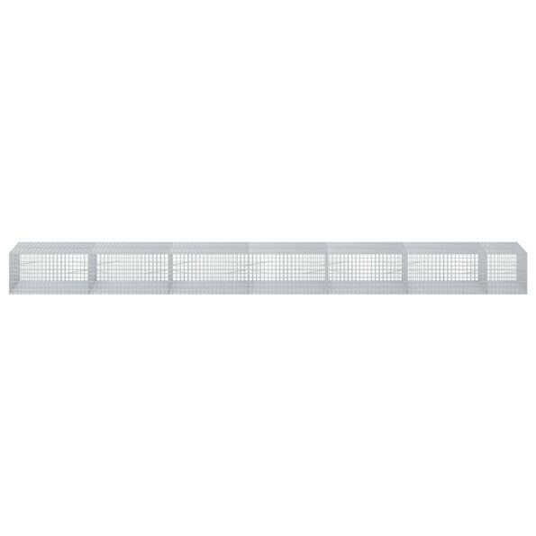 vidaXL Gabión s drôtom 3,5 mm a sieťou 5x5 cm 650x100x50 cm – Obrázok 3