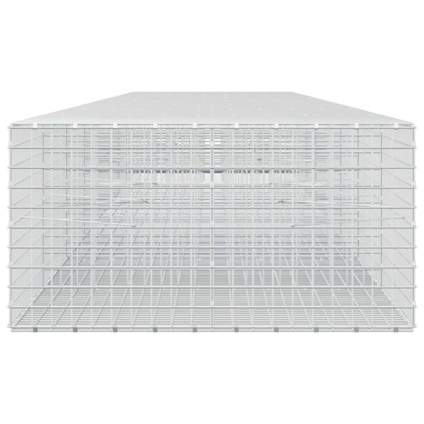 vidaXL Gabión s drôtom 3,5 mm a sieťou 5x5 cm 800x100x50 cm – Obrázok 4