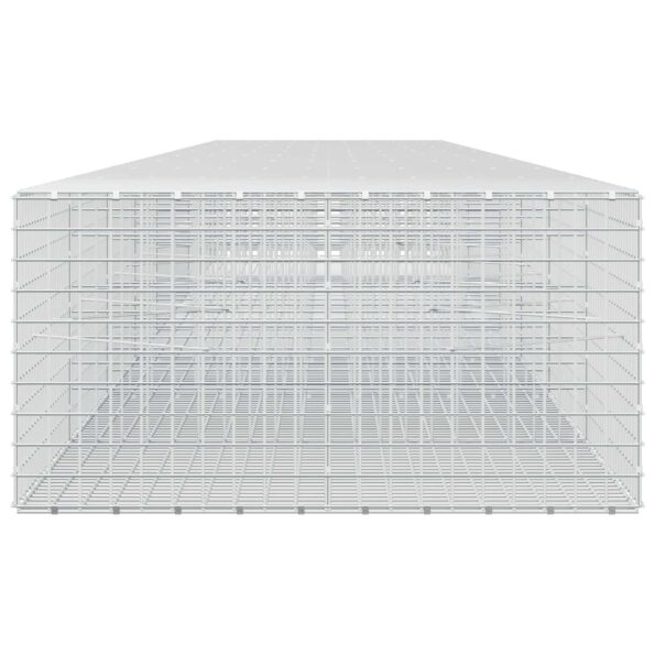 vidaXL Gabión s drôtom 3,5 mm a sieťou 5x5 cm 850x100x50 cm – Obrázok 4