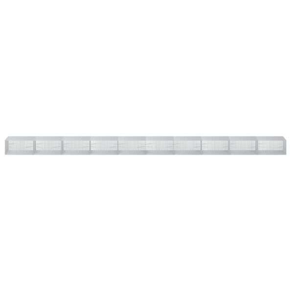 vidaXL Gabión s drôtom 3,5 mm a sieťou 5x5 cm 1000x100x50 cm – Obrázok 3