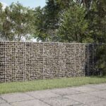 vidaXL Gabión s drôtom 3,5 mm a sieťou 5x5 cm 200x100x100 cm