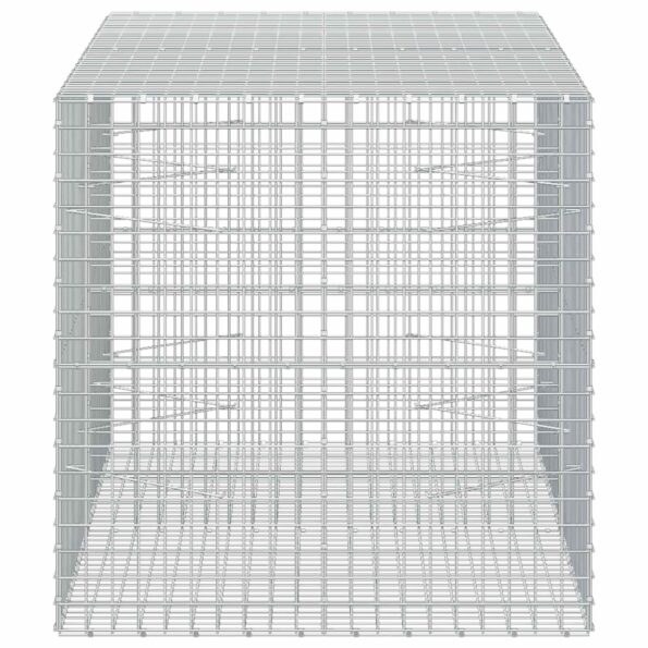 vidaXL Gabión s drôtom 3,5 mm a sieťou 5x5 cm 200x100x100 cm – Obrázok 4