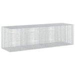 vidaXL Gabión s drôtom 3,5 mm a sieťou 5x5 cm 350x100x100 cm – Obrázok 2