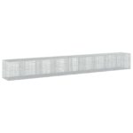 vidaXL Gabión s drôtom 3,5 mm a sieťou 5x5 cm 850x100x100 cm – Obrázok 2