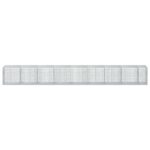 vidaXL Gabión s drôtom 3,5 mm a sieťou 5x5 cm 850x100x100 cm – Obrázok 3