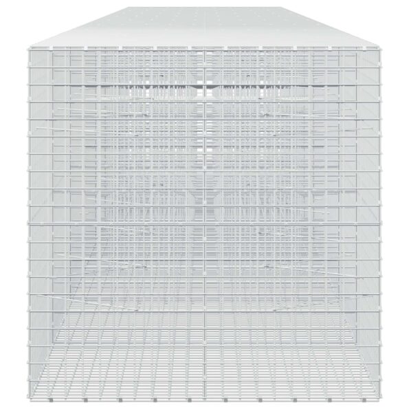 vidaXL Gabión s drôtom 3,5 mm a sieťou 5x5 cm 850x100x100 cm – Obrázok 4