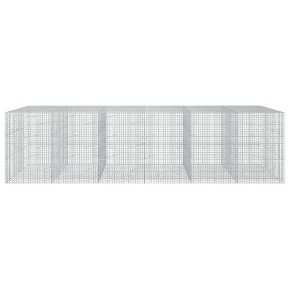 vidaXL Gabión s drôtom 3,5 mm a sieťou 5x5 cm 600x100x150 cm – Obrázok 3