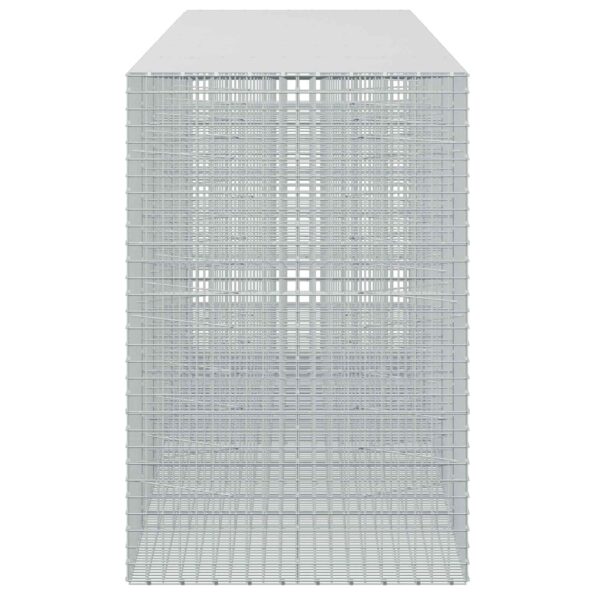vidaXL Gabión s drôtom 3,5 mm a sieťou 5x5 cm 600x100x150 cm – Obrázok 4