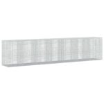 vidaXL Gabión s drôtom 3,5 mm a sieťou 5x5 cm 700x100x150 cm – Obrázok 2