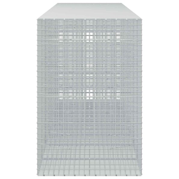vidaXL Gabión s drôtom 3,5 mm a sieťou 5x5 cm 700x100x150 cm – Obrázok 4