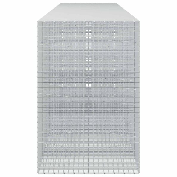 vidaXL Gabión s drôtom 3,5 mm a sieťou 5x5 cm 850x100x150 cm – Obrázok 4