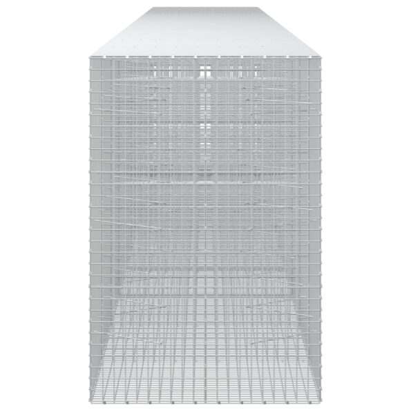 vidaXL Gabión s drôtom 3,5 mm a sieťou 5x5 cm 1100x100x150 cm – Obrázok 4