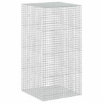 vidaXL Gabión s drôtom 3,5 mm a sieťou 5x5 cm 100x100x200 cm – Obrázok 2