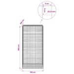 vidaXL Gabión s drôtom 3,5 mm a sieťou 5x5 cm 100x100x200 cm – Obrázok 6
