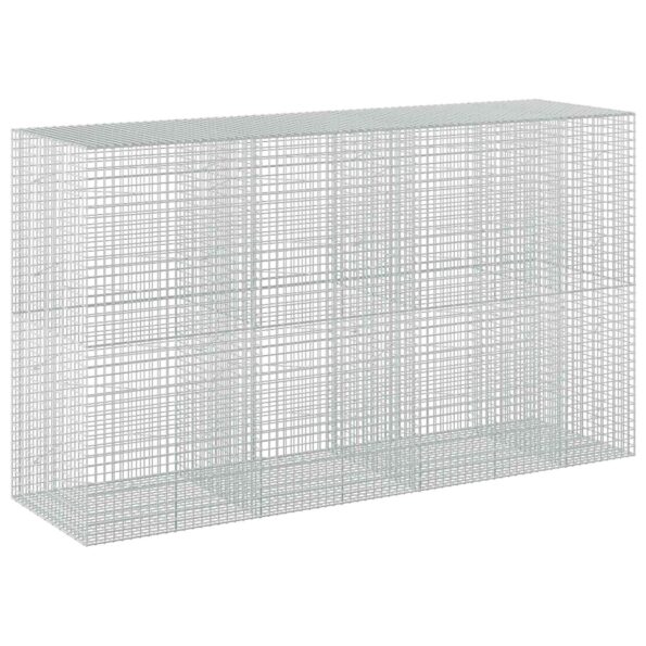 vidaXL Gabión s drôtom 3,5 mm a sieťou 5x5 cm 350x100x200 cm – Obrázok 2
