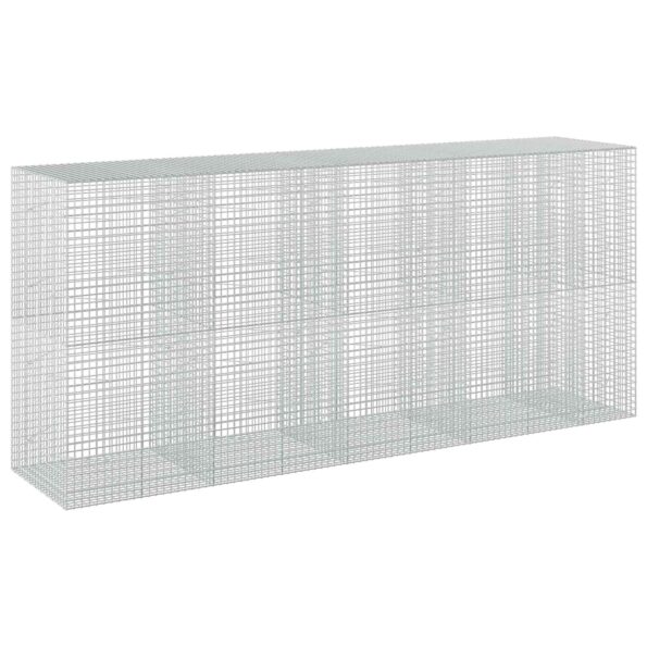 vidaXL Gabión s drôtom 3,5 mm a sieťou 5x5 cm 450x100x200 cm – Obrázok 2