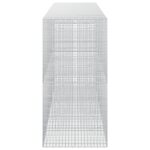 vidaXL Gabión s drôtom 3,5 mm a sieťou 5x5 cm 450x100x200 cm – Obrázok 4