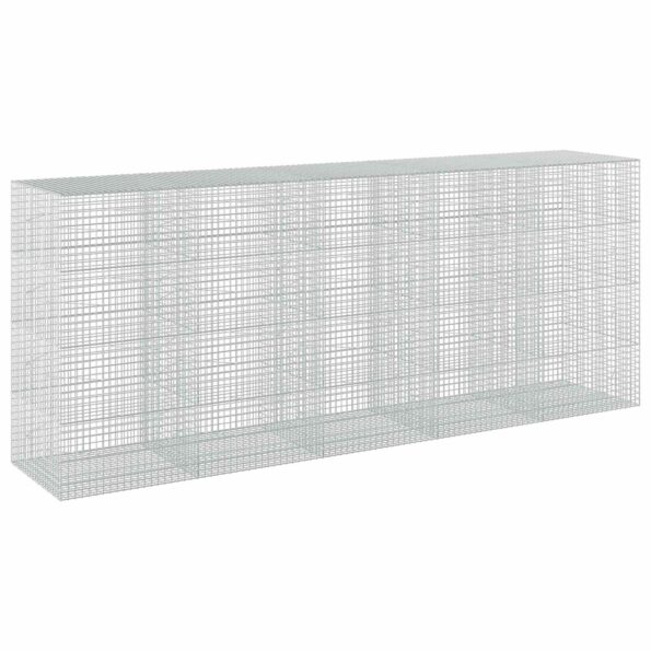 vidaXL Gabión s drôtom 3,5 mm a sieťou 5x5 cm 500x100x200 cm – Obrázok 2