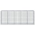 vidaXL Gabión s drôtom 3,5 mm a sieťou 5x5 cm 500x100x200 cm – Obrázok 3