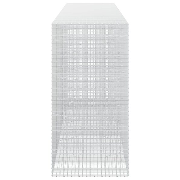 vidaXL Gabión s drôtom 3,5 mm a sieťou 5x5 cm 500x100x200 cm – Obrázok 4