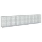 vidaXL Gabión s drôtom 3,5 mm a sieťou 5x5 cm 950x100x200 cm – Obrázok 2